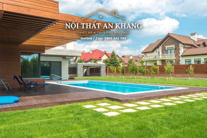 Biệt thự hiện đại có hồ bơi – tổng thể – góc 6