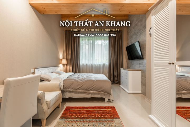 Biệt thự sân vườn có hồ bơi trong nhà (nguyên căn) – góc 12