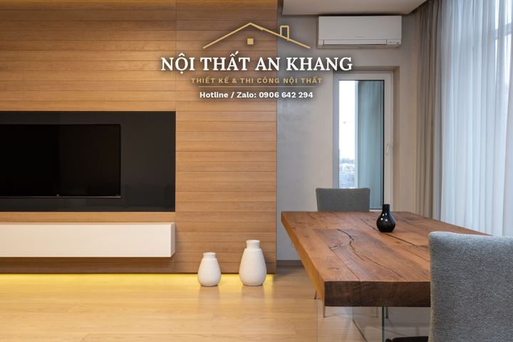 Căn hộ ốp gỗ ấm áp – góc 2