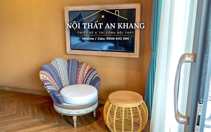 Phòng nghỉ Indochine giữa ruộng bậc thang – gạch bông, bồn tắm đá – góc 4