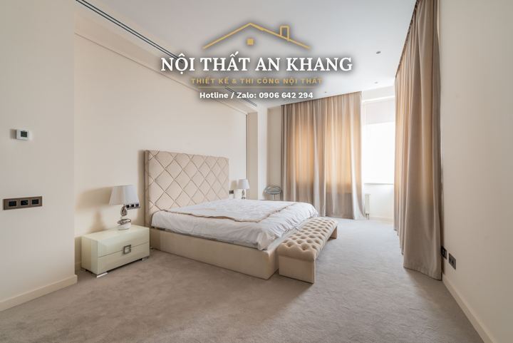 Phòng ngủ master tông kem – góc 2